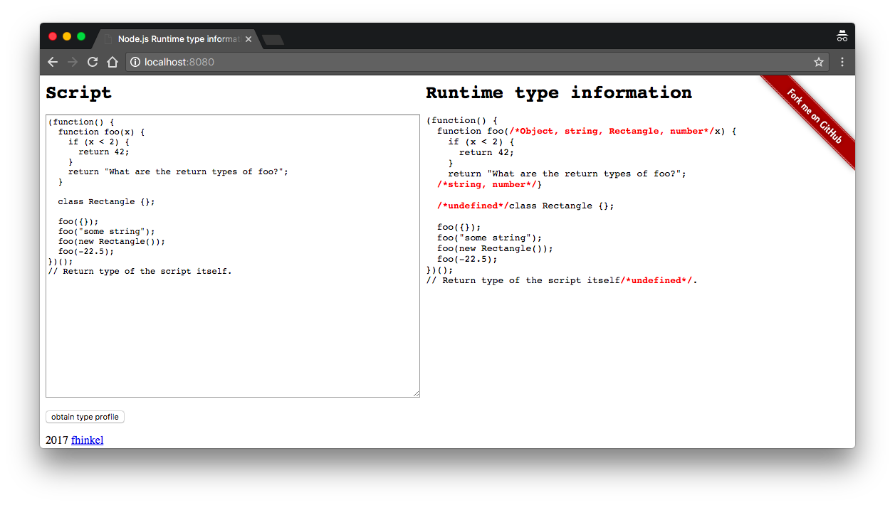 foo() has returned strings and numbers.